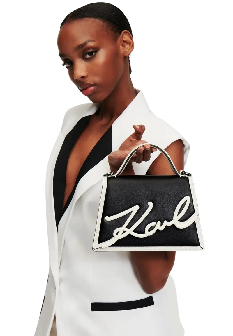 Karl Lagerfeld Sacs à main Essentials Noir/Blanc