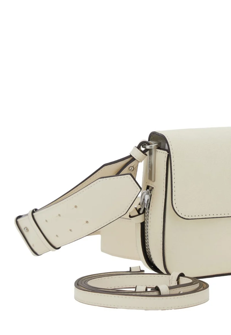 Pinko Sac Rabat Love One Slouchy Zip Mini Vite Blanc