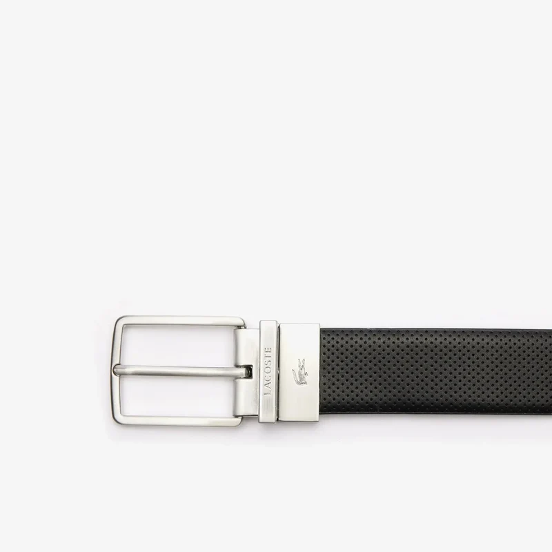 Lacoste Ceinture Chantaco Réversible Noir 130 cm