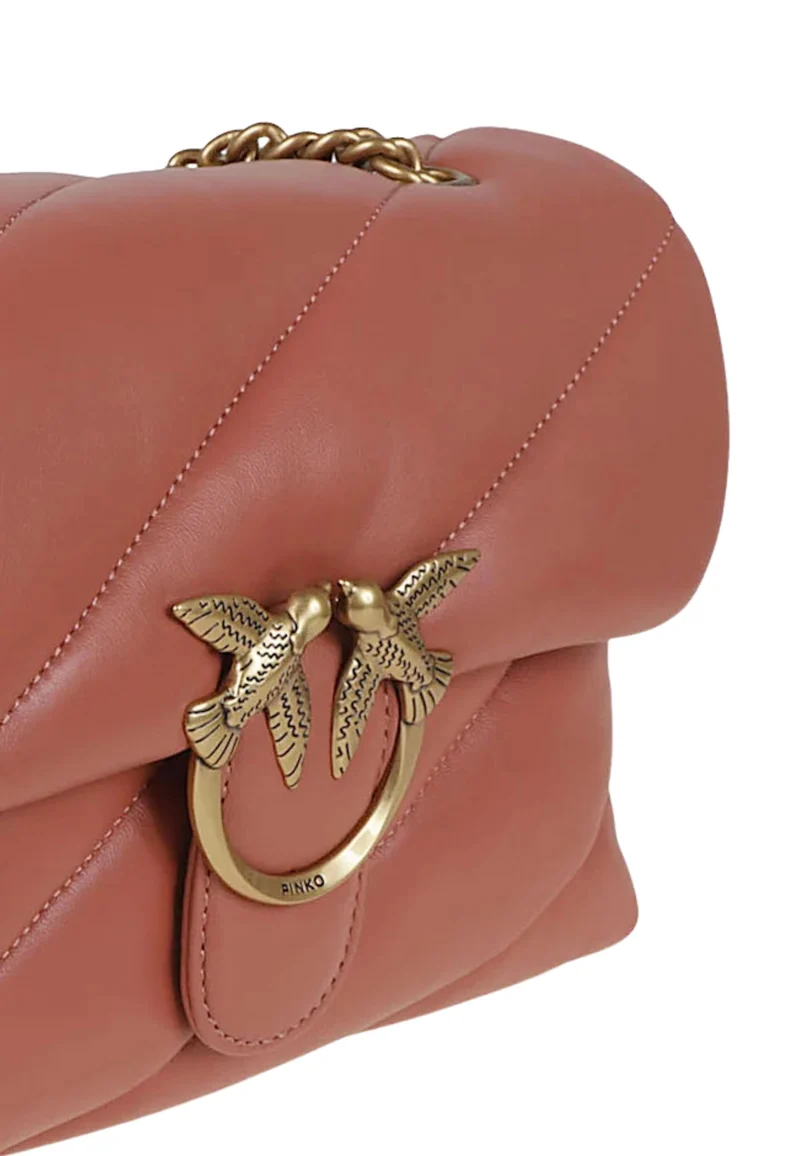 Pinko Sacs à main Love Puff Classic Cl Sheep Nap Marron