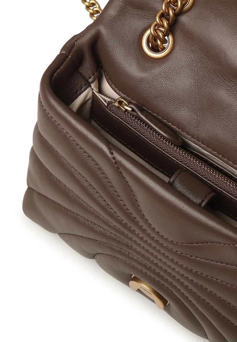 Pinko Sac Rabat Love Puff Mini Cl Sheep Nappa Marron