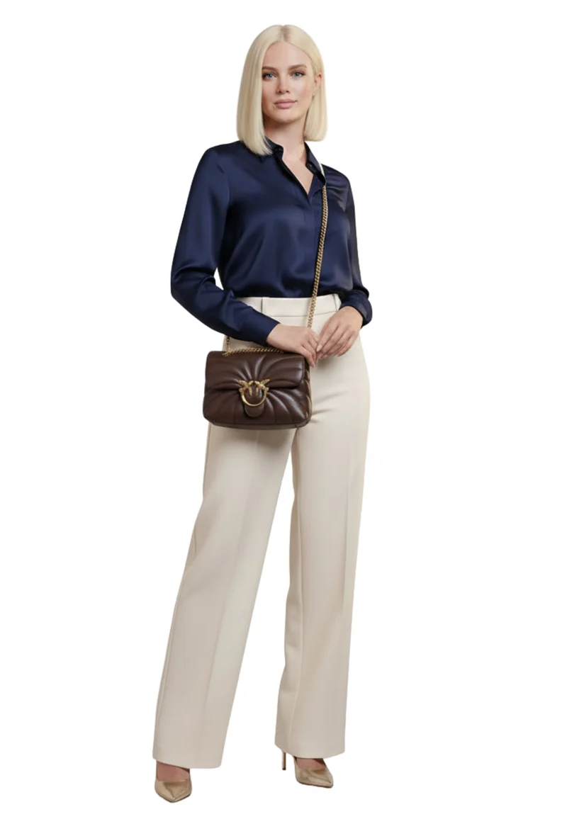 Pinko Sac Rabat Love Puff Mini Cl Sheep Nappa Marron