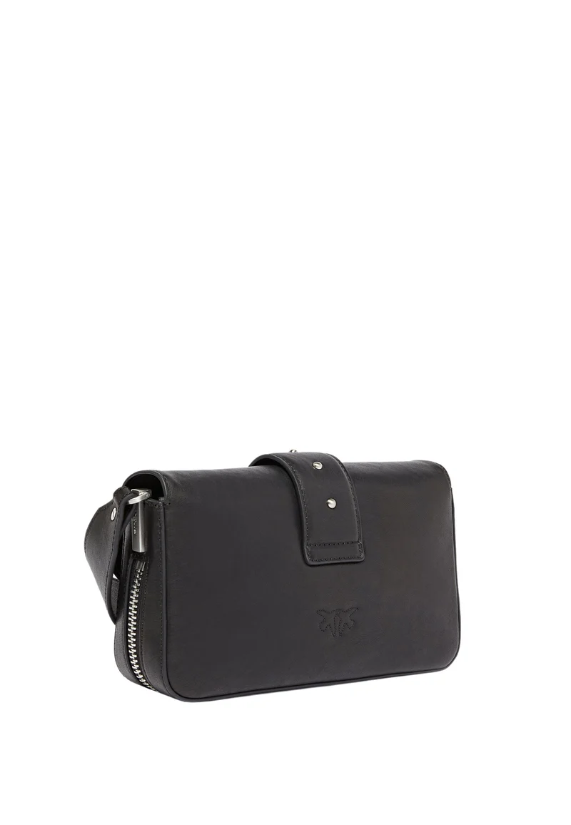 Pinko Sac Rabat Love One Slouchy Zip Mini Vite Noir