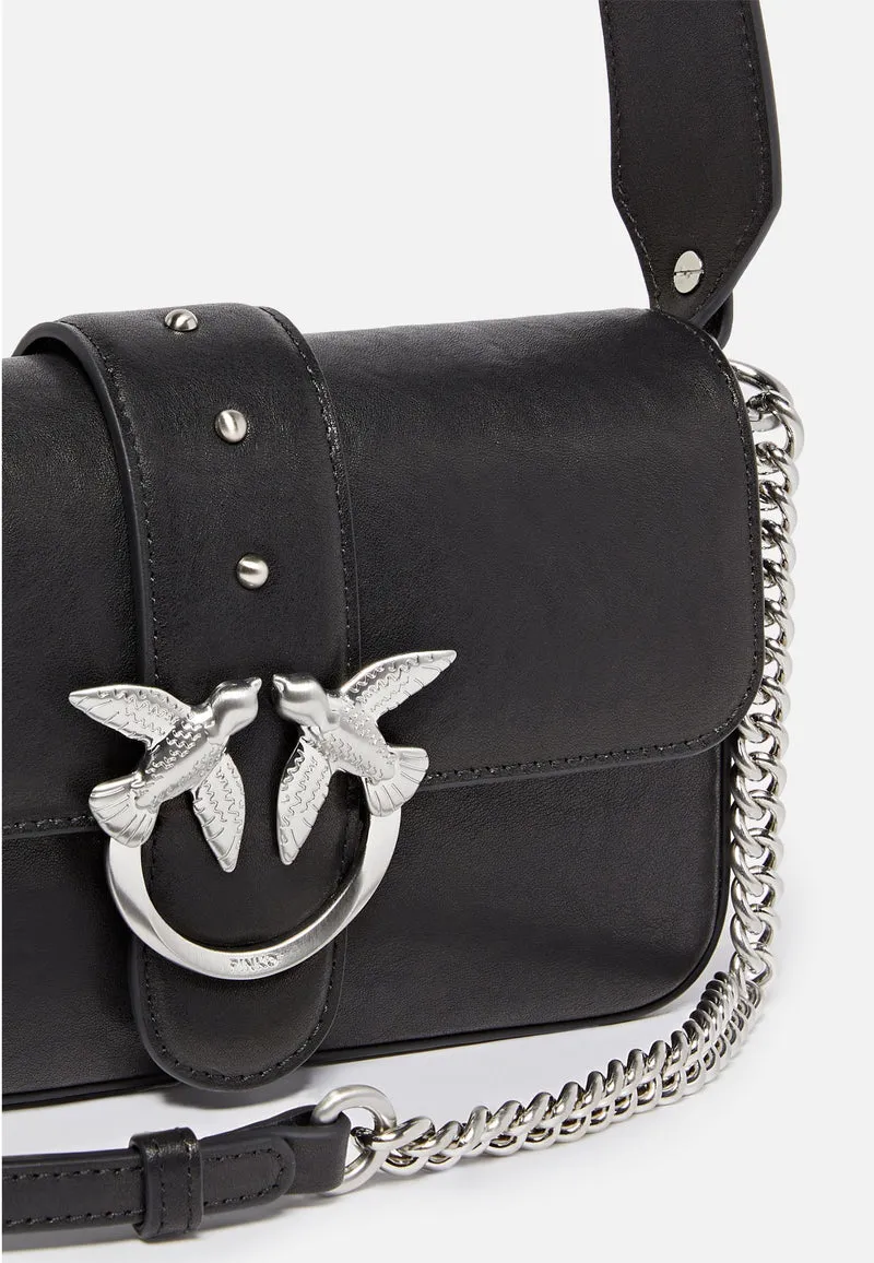 Pinko Sac Rabat Love One Slouchy Zip Mini Vite Noir