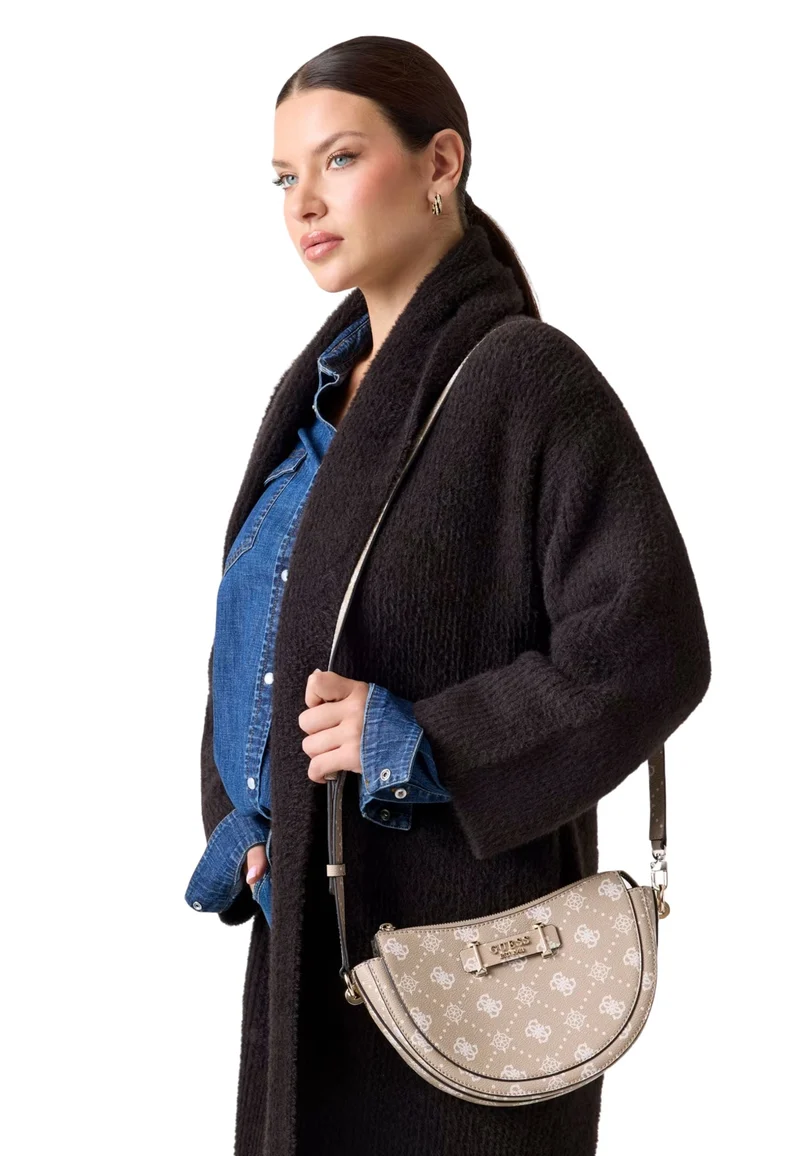 Guess Sac Bandoulière Silia Girlfriend Sat Biscotti Logo