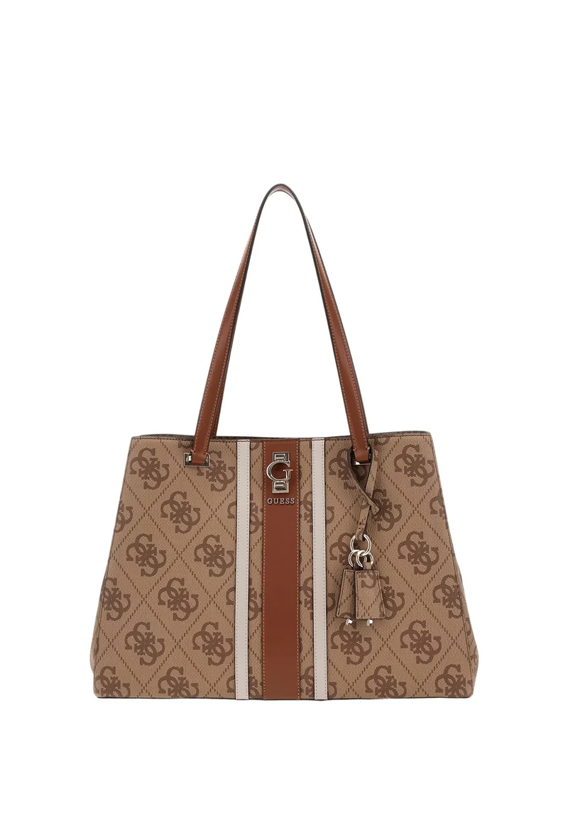Guess Cabas Handbag Latte Logo