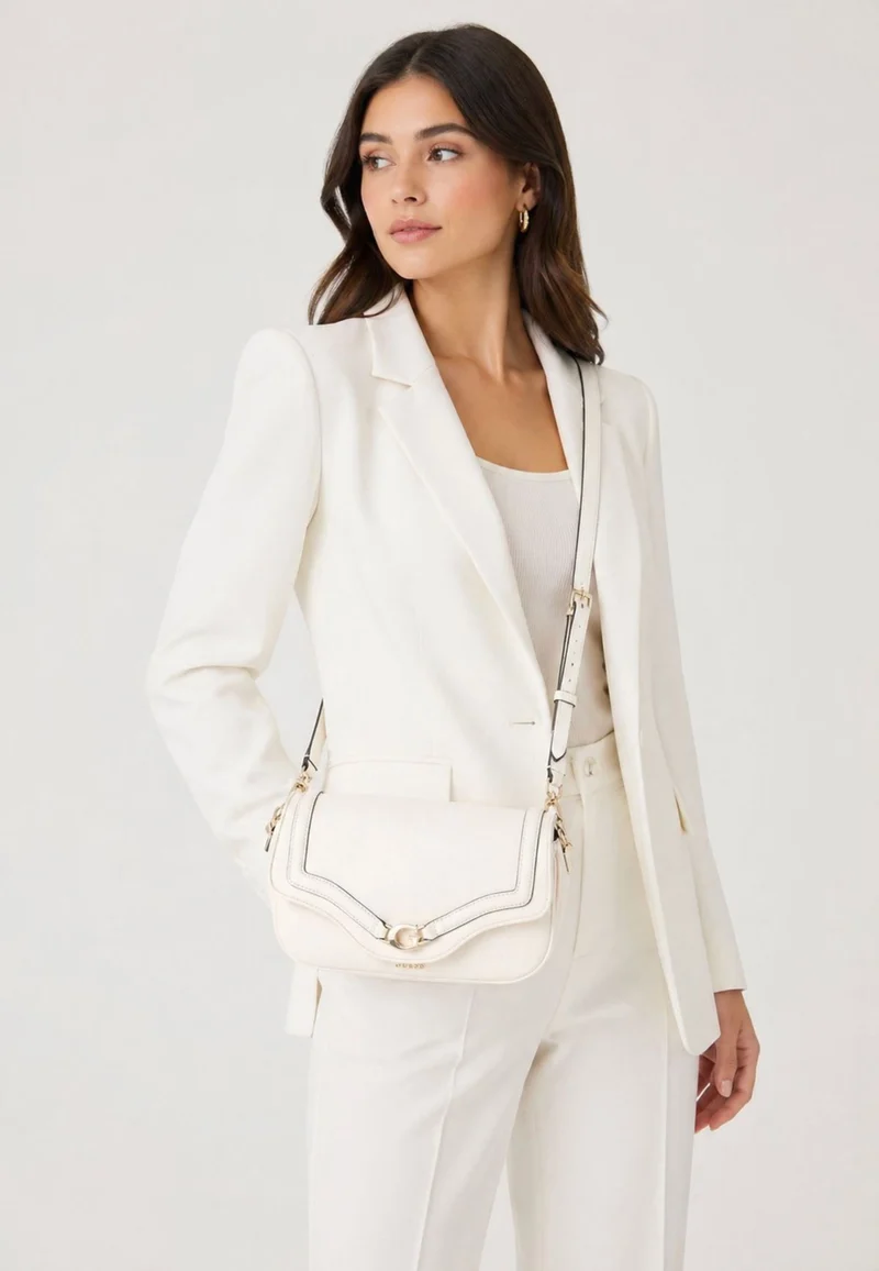 Guess Sac Bandoulière Handbag Off White
