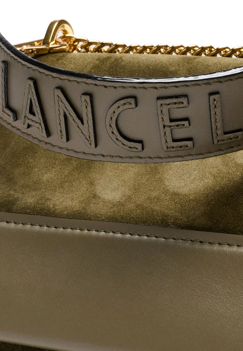 Lancel Sac Rabat M Ninon Color Block Mco Kaki Foncé Femme