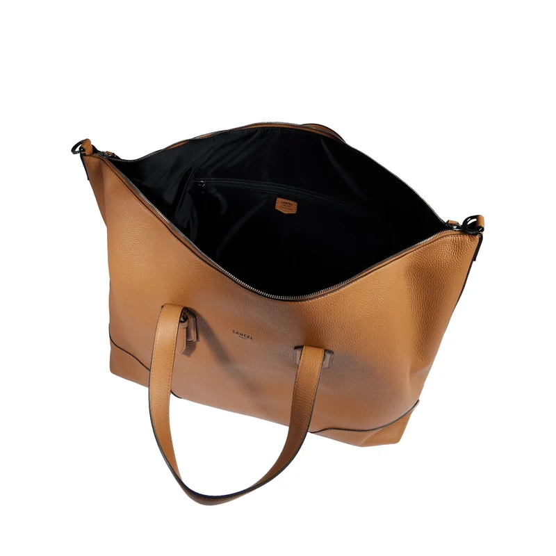 Lancel Sac voyage Charlie Camel