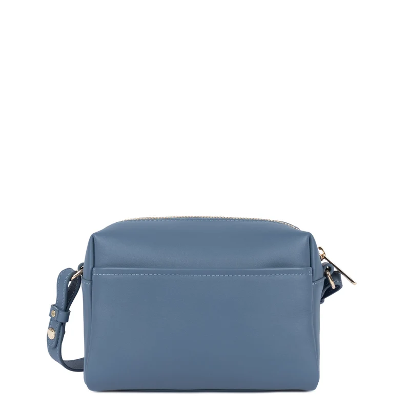Lancaster Sac trotteur Zippé Donna Cube Bleu Jeans
