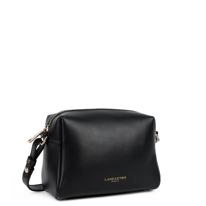 Lancaster Sac trotteur Zippé Donna Cube Noir