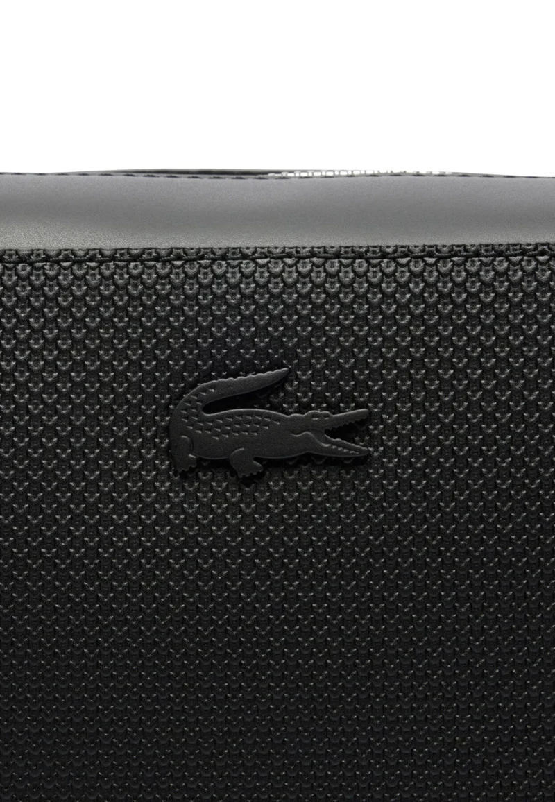 Lacoste Sac à bandoulière Chantaco en cuir Noir