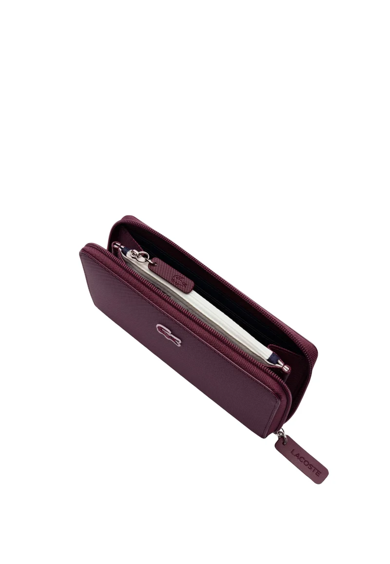 Lacoste Grand portefeuille zippé L.12.12 Concept Winetasting