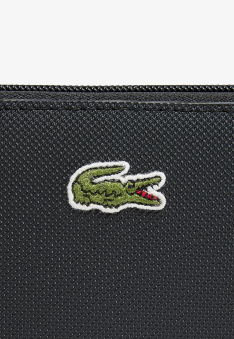 Lacoste Grand portefeuille zippé L.12.12 Concept Noir