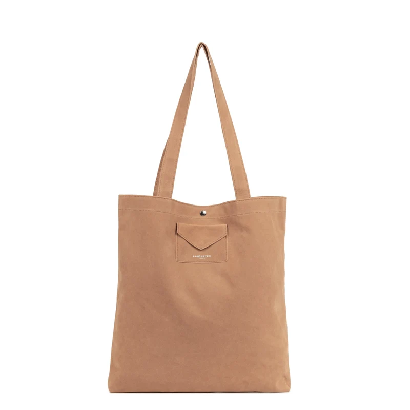 Lancaster Sac cabas épaule Avec Pression M Suédine KBA Moka