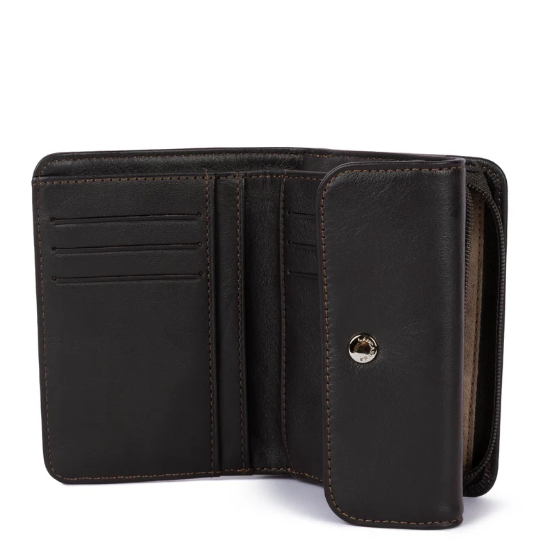 Lancaster Portefeuille Soft PM Noir/Marron