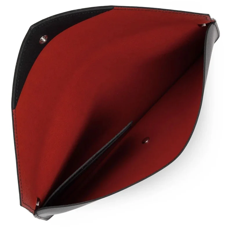 Lancaster Sac pochette Pur & Element City Noir/Rouge
