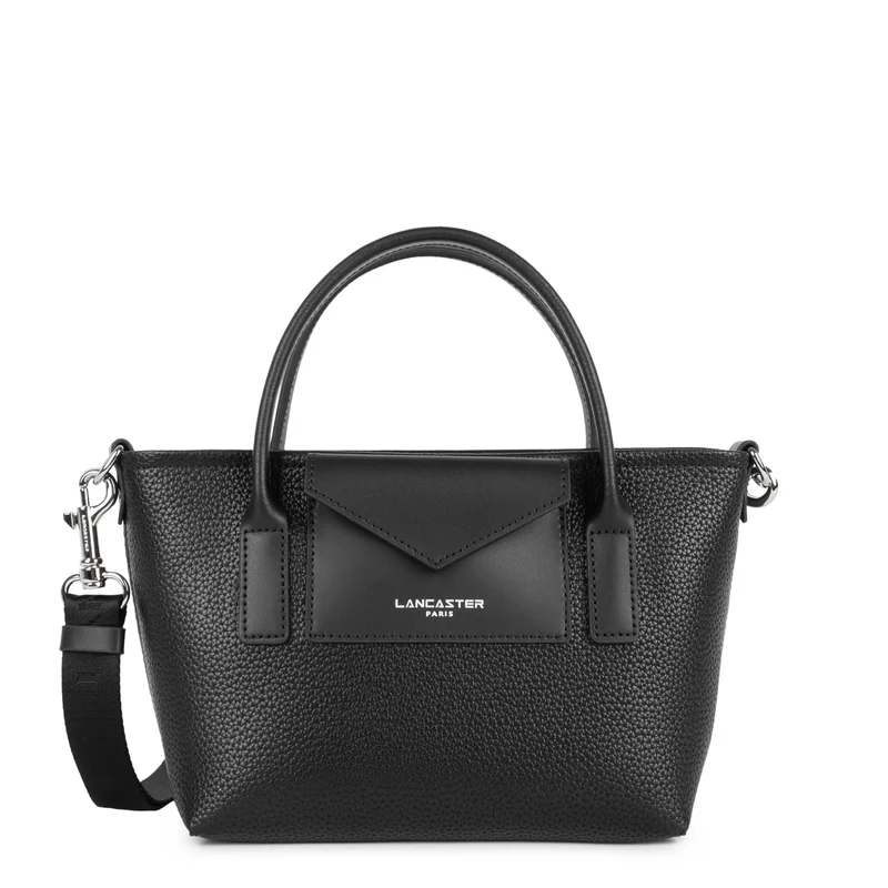 Lancaster Sac cabas main Zippé Maya Double KBA Noir