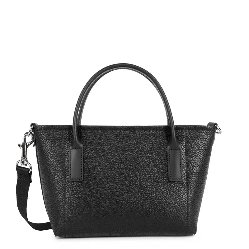 Lancaster Sac cabas main Zippé Maya Double KBA Noir