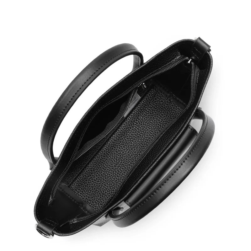 Lancaster Sac cabas main Zippé Maya Double KBA Noir
