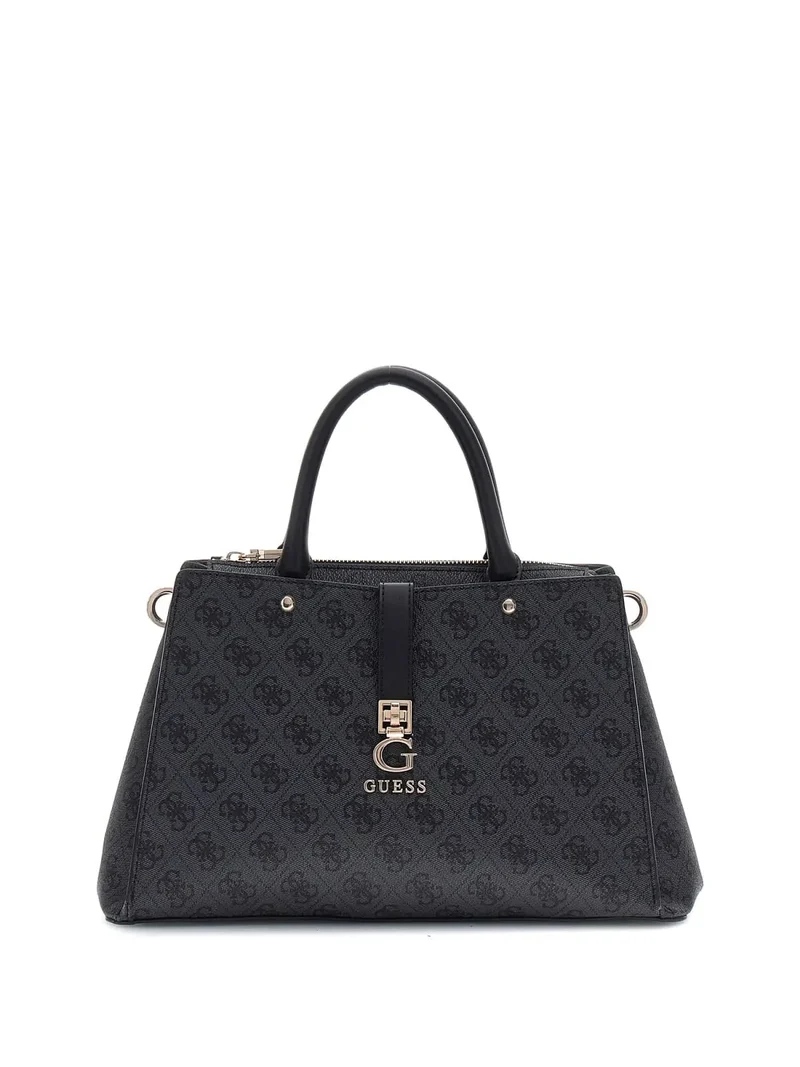 Guess Sacs à main Zamira Hobo Shoulder Coal Logo