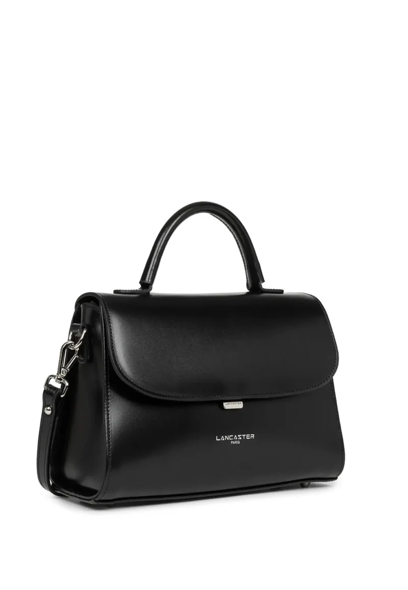 Lancaster Sac à rabat avec fermoir Suave even Noir