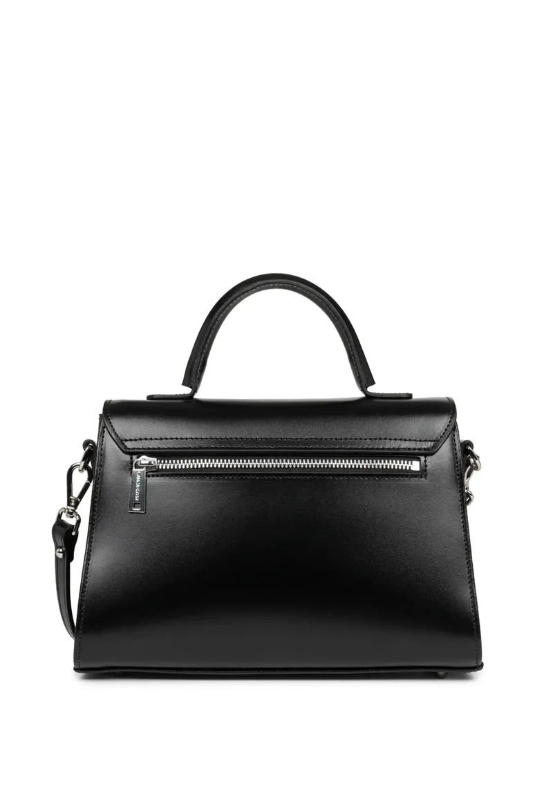 Lancaster Sac à rabat avec fermoir Suave even Noir