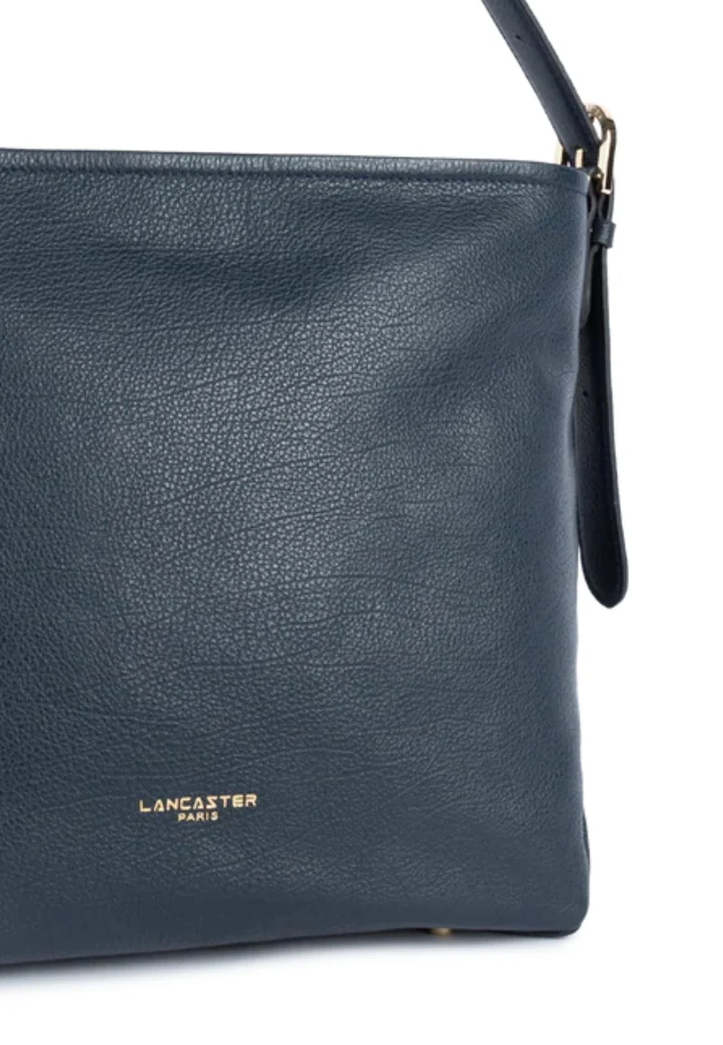 Lancaster Sac seau Zippé Dune Bleu Foncé