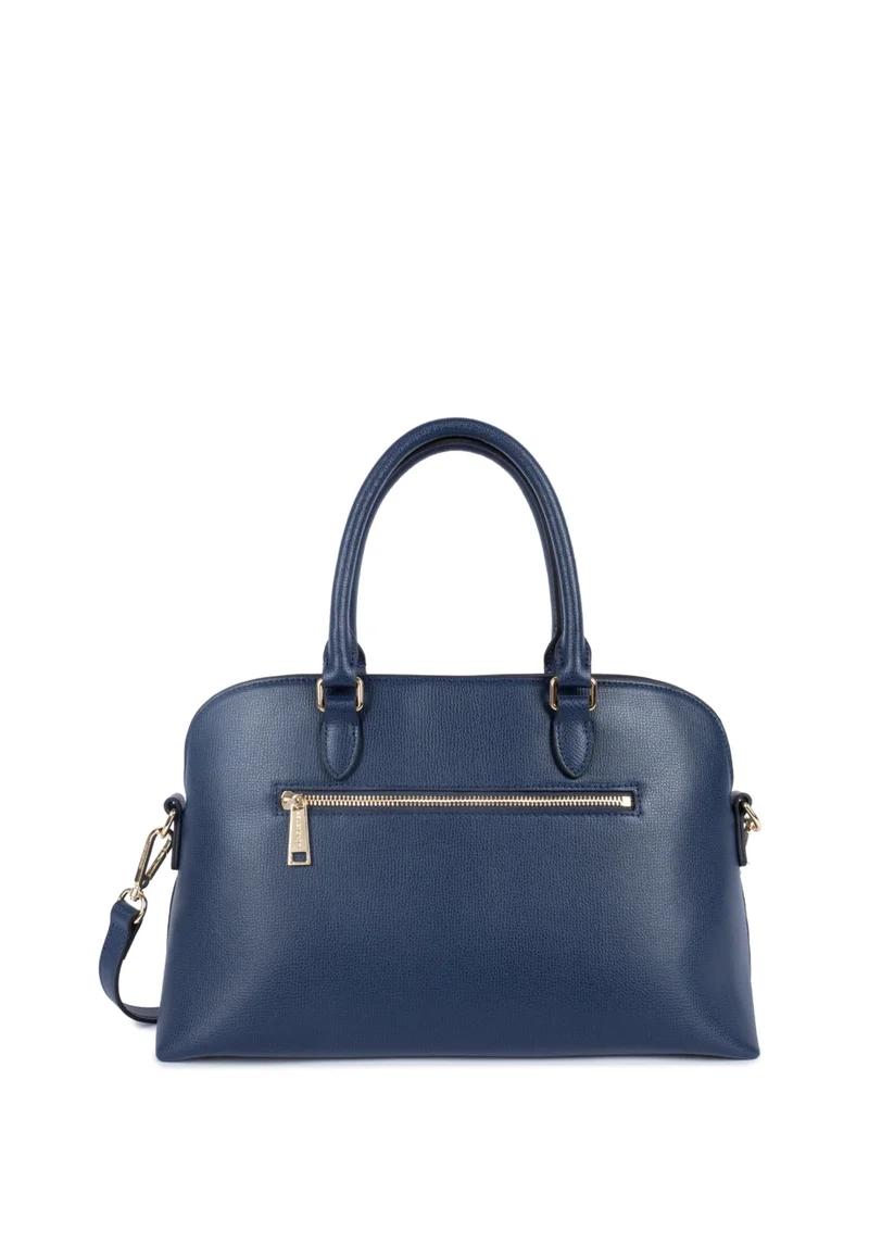 Lancaster Sac demi lune Zippé Sierra Jia Bleu Foncé