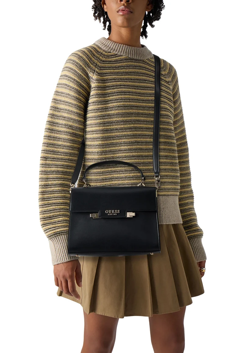 Guess Sac Bandoulière Eco Mietta Sml Socie Black