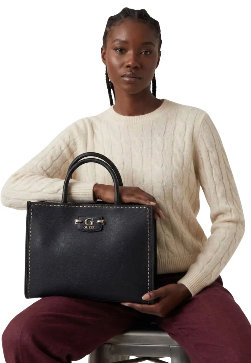 Guess Sac Bandoulière Anadela 3 Comp Satch Black