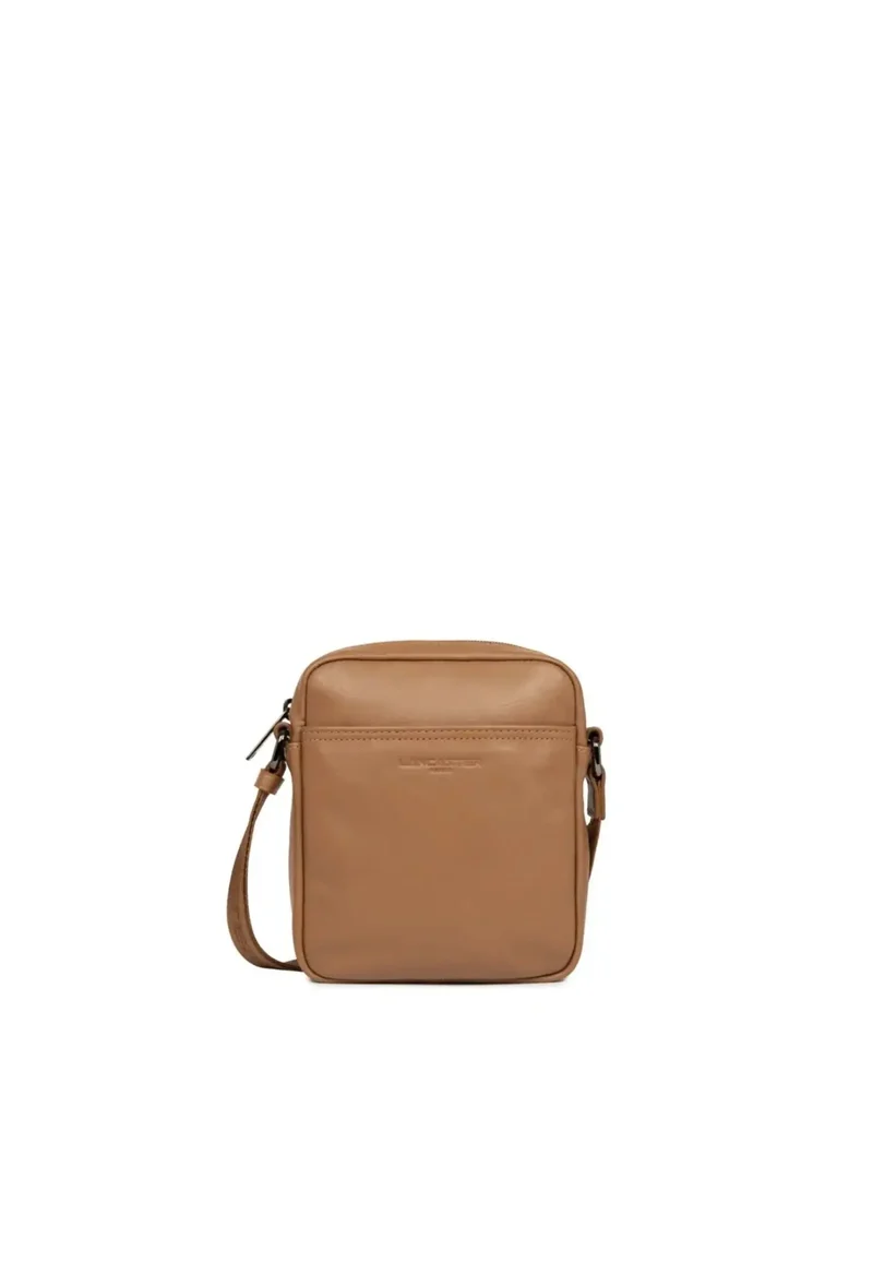 Lancaster Sacoche Cuir Soft Vintage Homme Camel
