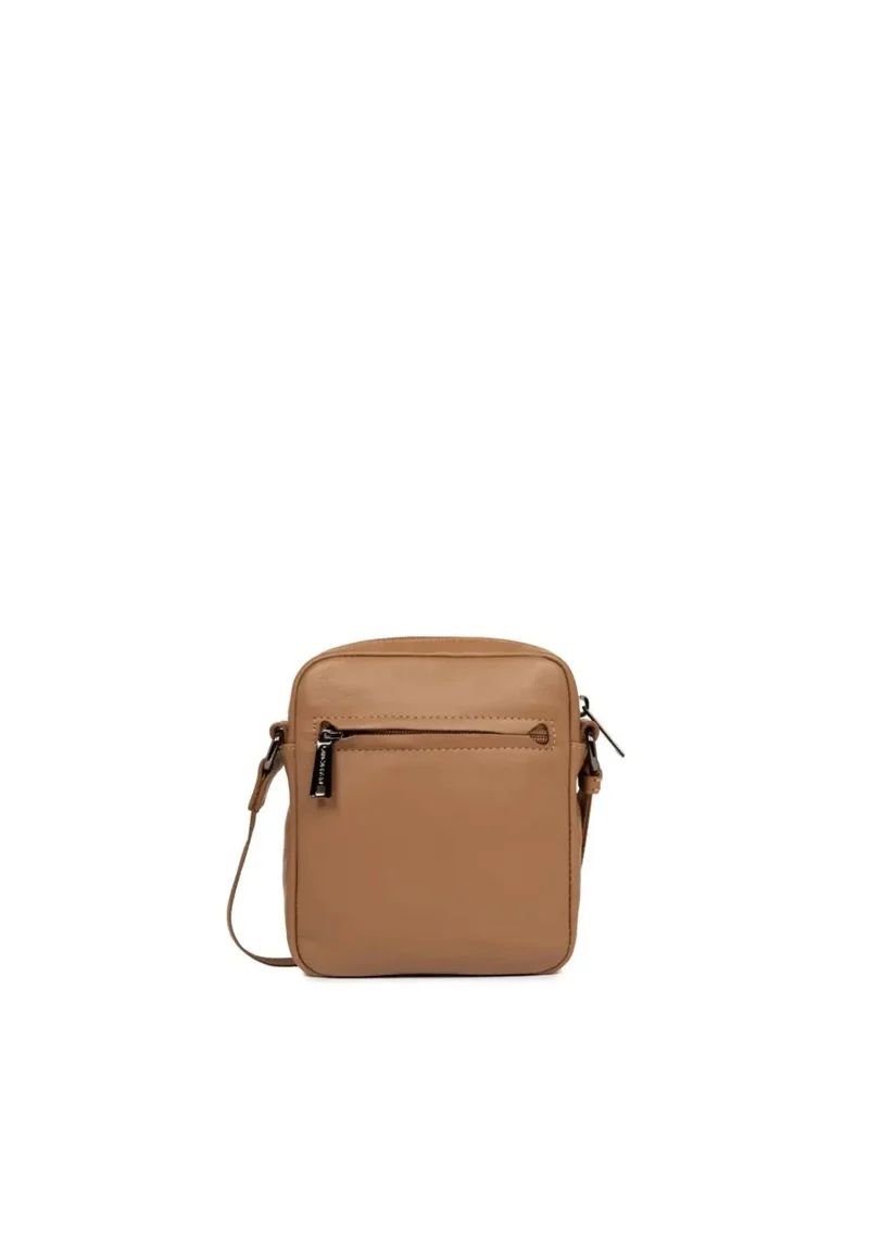 Lancaster Sacoche Cuir Soft Vintage Homme Camel