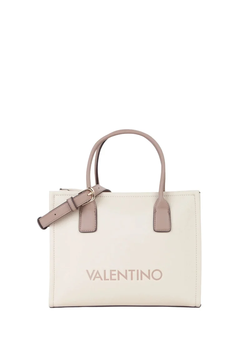 Valentino Sac Cabas Wilk Ecru/Taupe