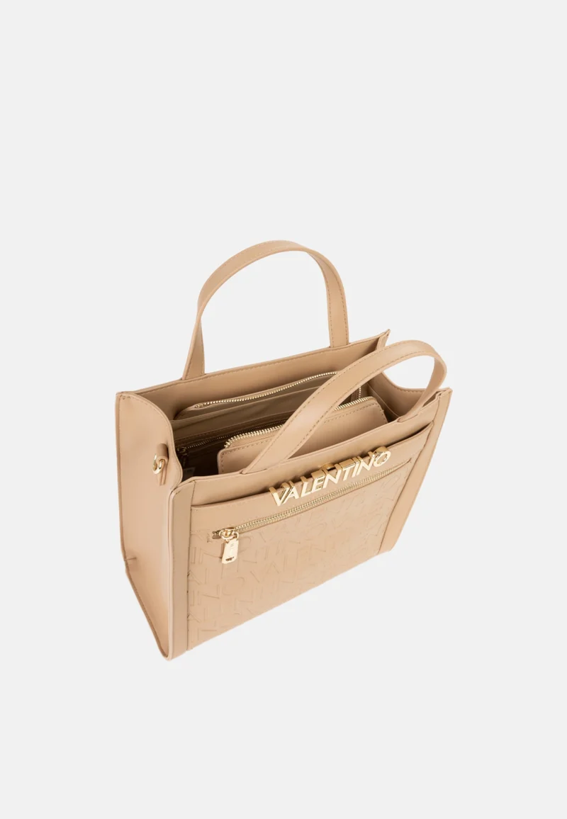 Valentino Sac Cabas Cora Beige Femme Beige