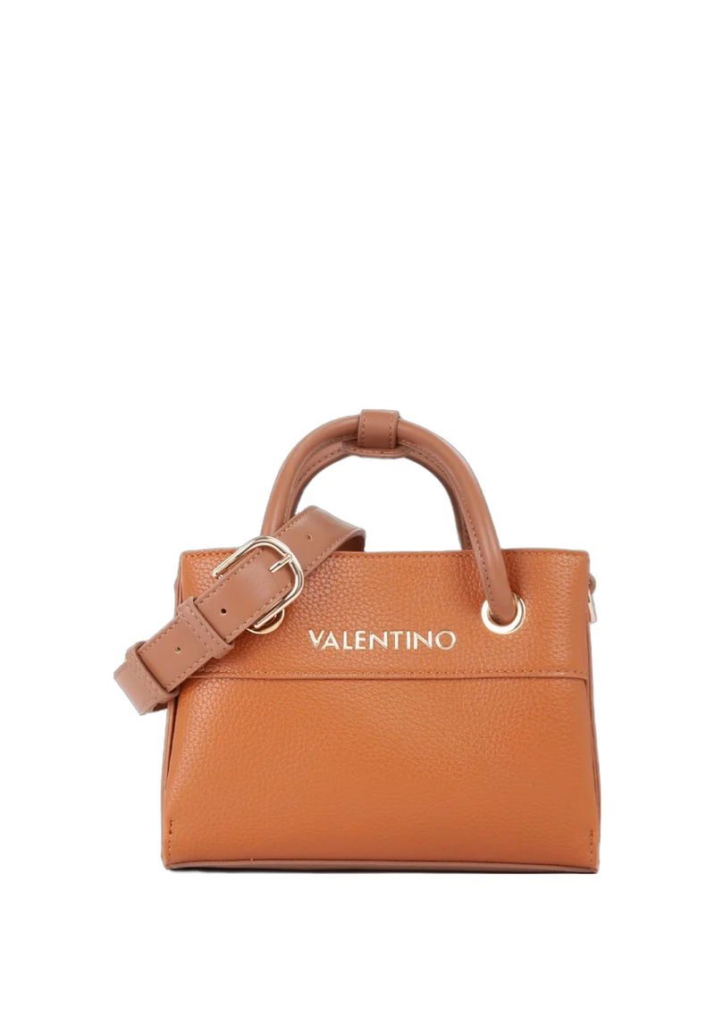 Valentino Sac Cabas Alexia Marron Femme Cuoio