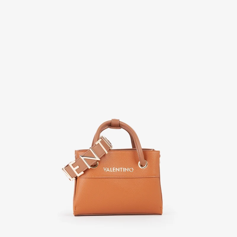 Valentino Sac Cabas Alexia Marron Femme Cuoio