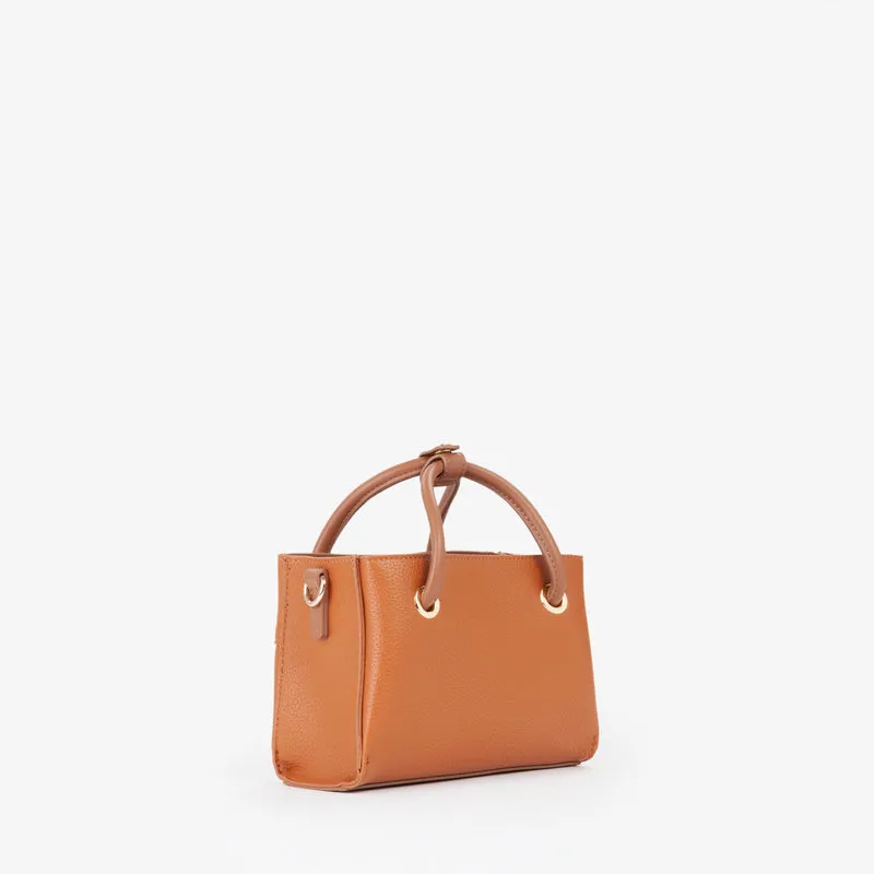 Valentino Sac Cabas Alexia Marron Femme Cuoio