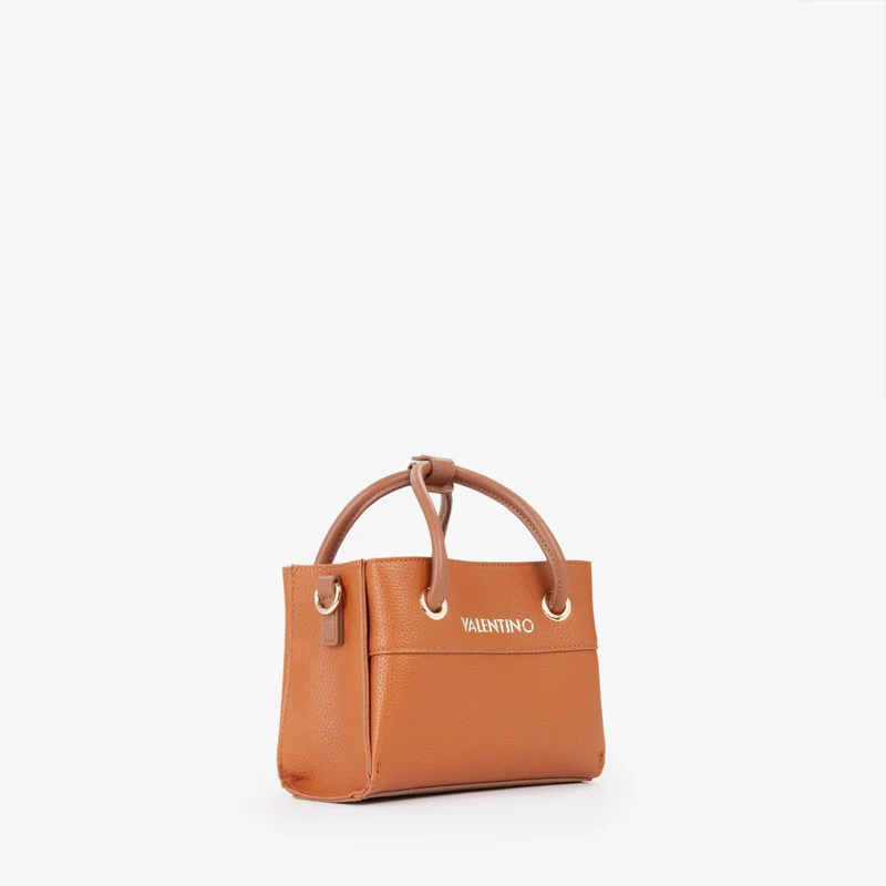 Valentino Sac Cabas Alexia Marron Femme Cuoio