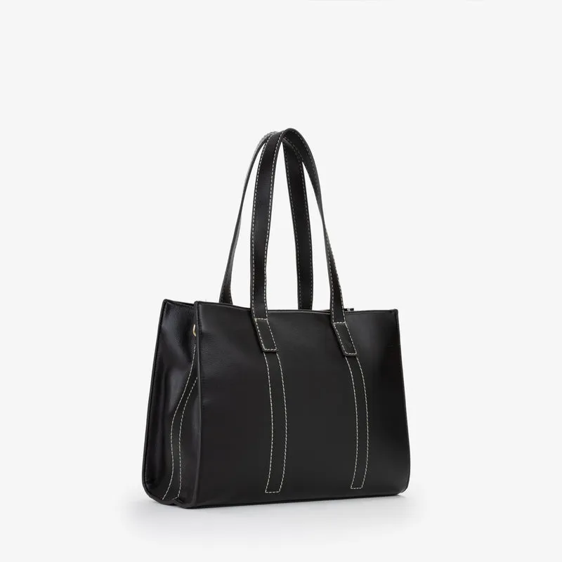 Valentino Sac Cabas Aury Re Noir Femme Nero