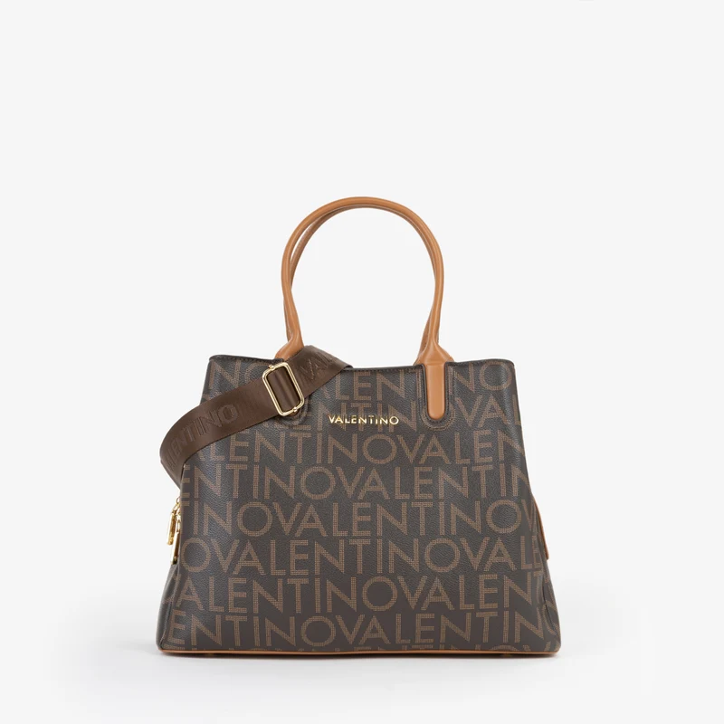 Valentino Porte Document Regina Re Marron Femme Moro/Naturale