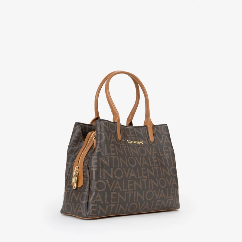 Valentino Porte Document Regina Re Marron Femme Moro/Naturale