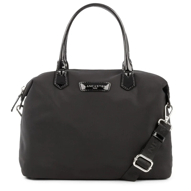 Lancaster Sac porté main Vernis Basic Noir