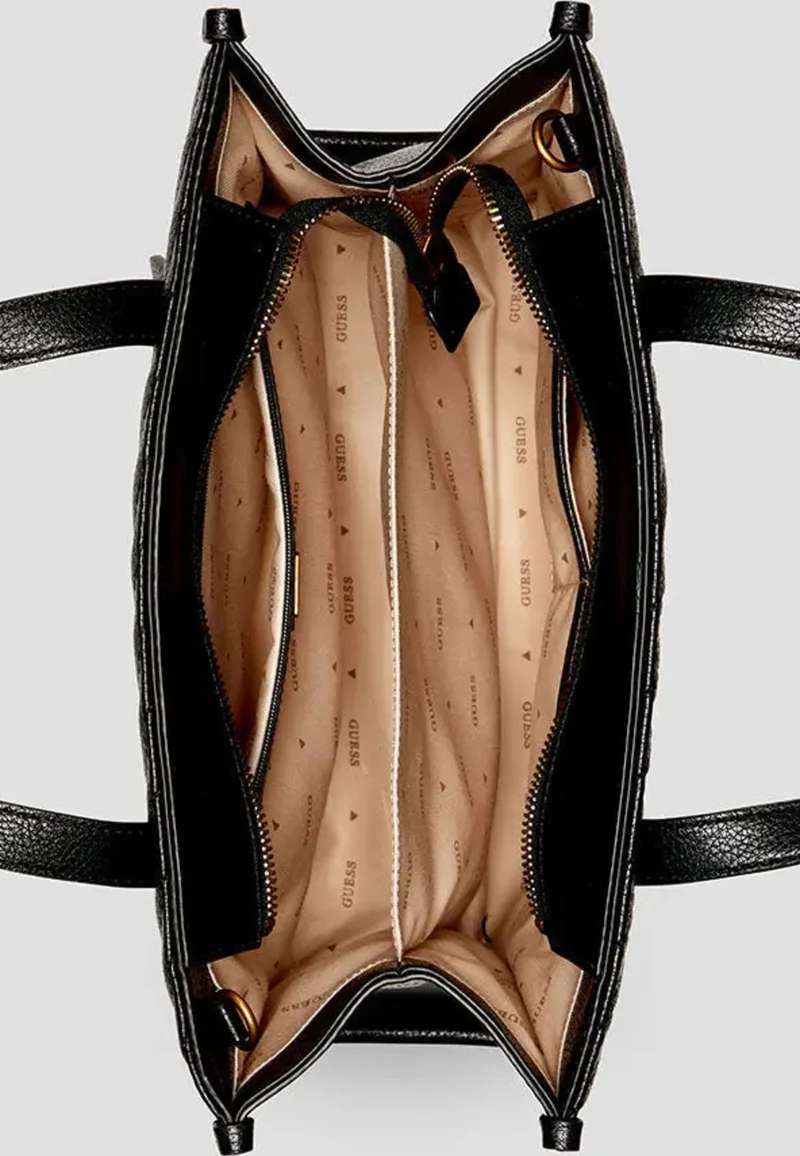 Guess Cabas Silvana 2 Comp Tote Black