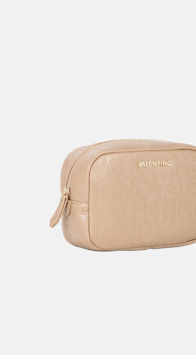 Valentino Trousse zippée Lio Re Beige