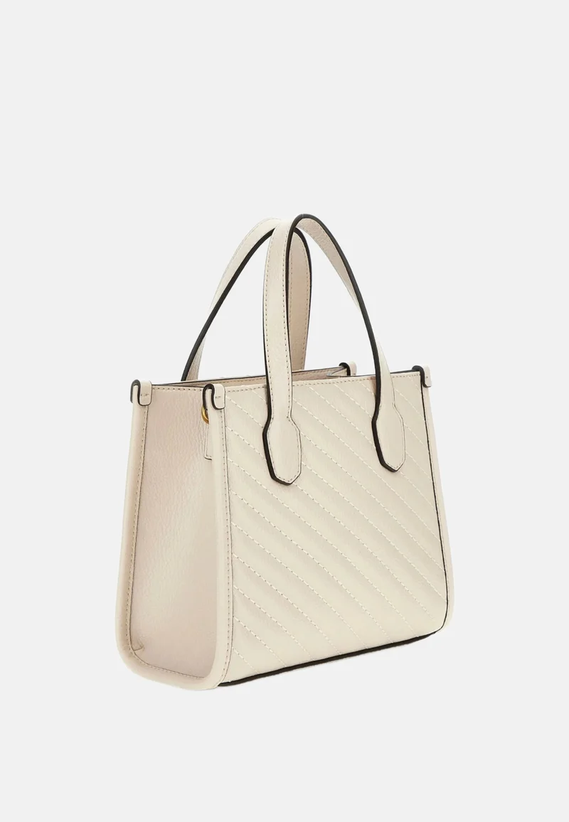 Guess Cabas Silvana 2 Comp Tote Bone