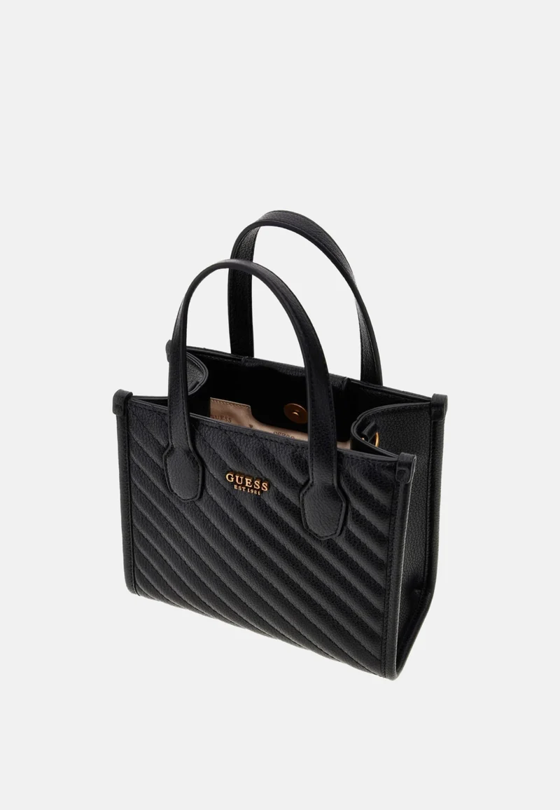 Guess Cabas Silvana 2 Comp Tote Black