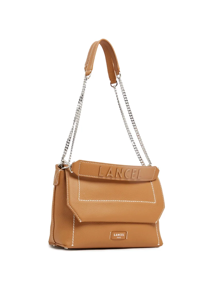 Lancel Sac Rabat M Ninon Soft Camel Femme