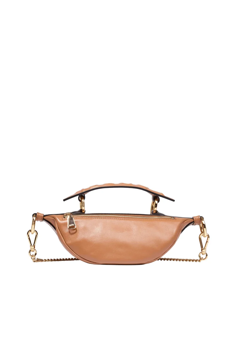 Lancel Mini Sac S Origami Camel Femme