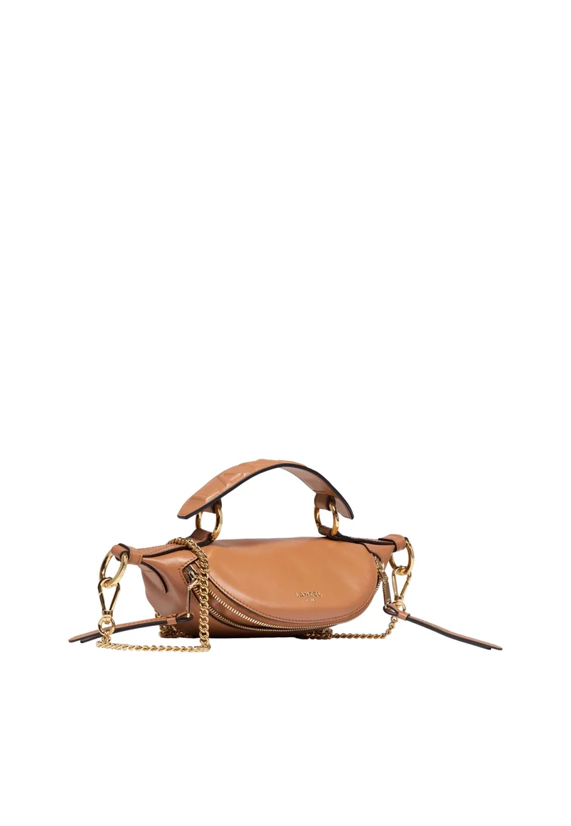 Lancel Mini Sac S Origami Camel Femme